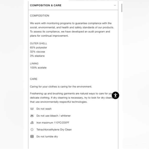 ZARA TAILORED DOUBLE BREASTED BLAZER XL - Picture 5 of 5